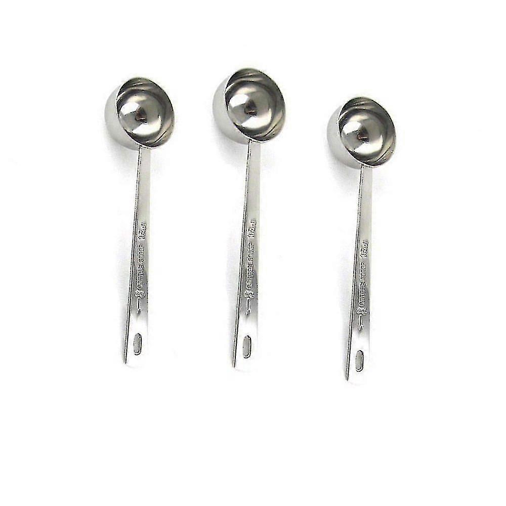 3-teiliges Messlöffel-set, Hochwertiges Edelstahl-metalllöffel-set