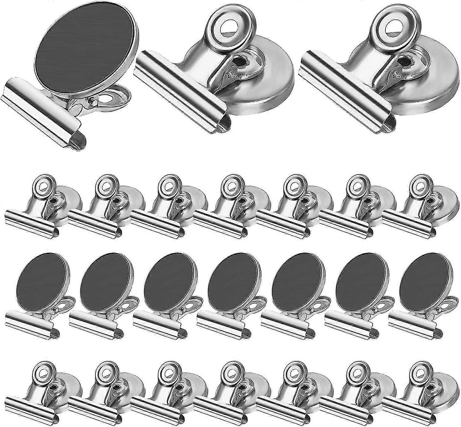 24 Stück Magnetclips, Kühlschrankmagnete, Robuste Kühlschrankmagnete, Whiteboard-magnetclips, Magnete Für Kühlschrank, Whiteboard, Büro, Schule