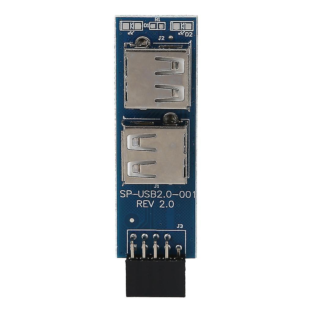 Motherboard-9-pin-buchsenleiste Zur Erweiterung Auf Zwei Usb 2.0 A-buchsen