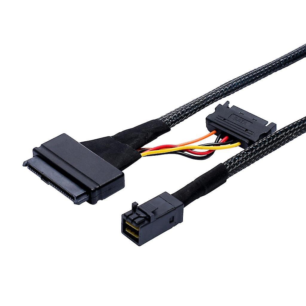 0,5 M Internes 12-gbit/s-sff-8643-zu-sff-8639-kabel Mit 15-poligem Sata-anschluss