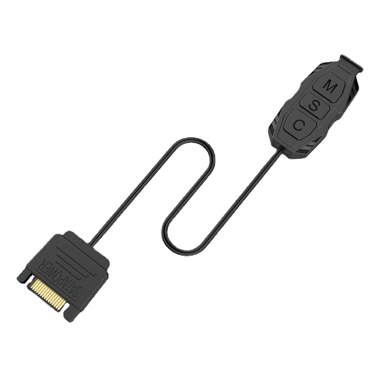 Argb-controller 5v 3p-kabel 3-pin Auf Sata-pin-netzteil – Breite Kompatibilität