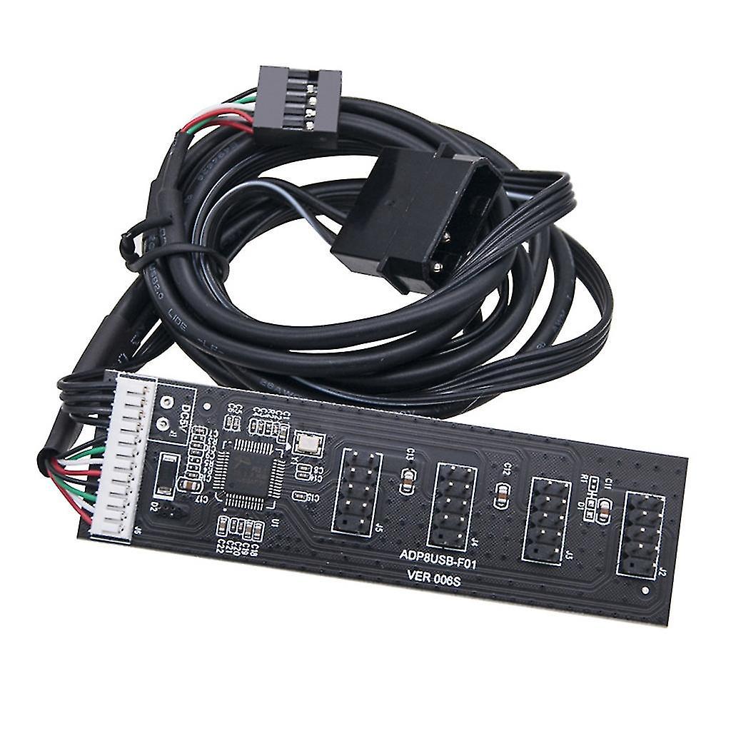 Motherboard Usb 2.0 9-pin Hub Splitter 1 Eingang 4 Ausgänge 20cm Verlängerungskabelanschluss