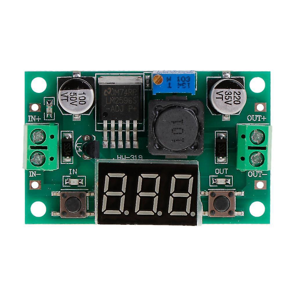 Led-voltmeter-abwärtswandlermodul + Lm2596 Dc/dc-spannungsregler
