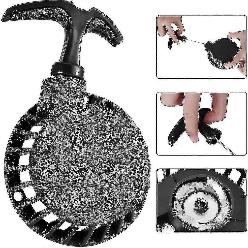 Seilzugstarter, Seilzugstarterknopf, Aluminium-seilzugstarter, Für 49-cm³-pocketbikes, Dirtbikes, Mini-motocross-atvs