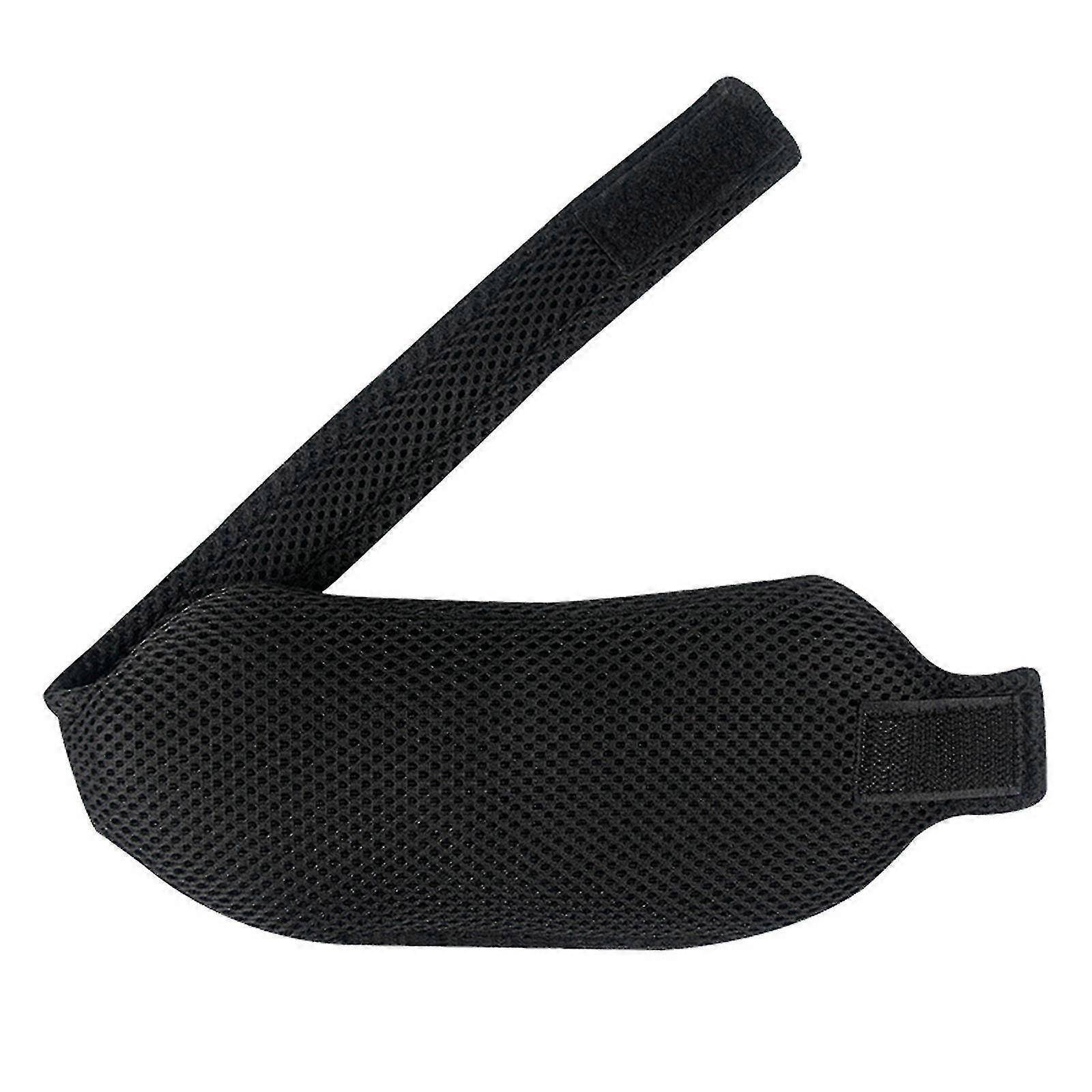 Verstellbarer Anti-schnarch-nackengurt, Anti-schnarch-kiefergurt, Anti-apnoe-kinnstützgurt, Schlafhilfe-black