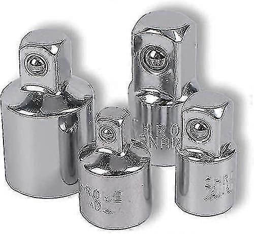 4-teiliges Ratschenadapter-set, Ratschensteckschlüssel-adapter 1/2 Auf 3/8, 3/8 Auf 1/2, 1/4 Auf 3/8, 3/8 Auf 1/4 Reduzierstück Für Steckschlüssel Und Bits