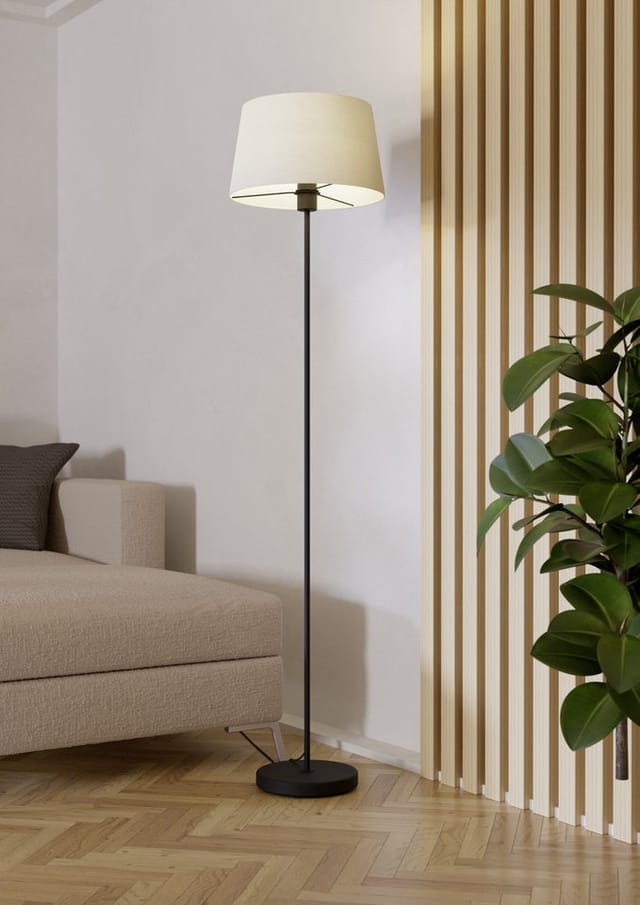 EGLO FEBRES FLOOR E27 SCHWARZ/WEISS