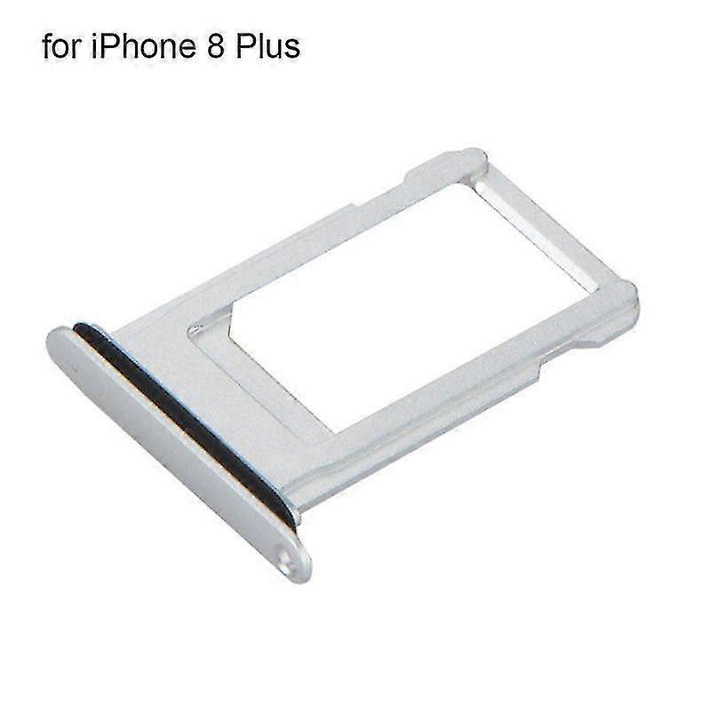 Ersatz-sim-kartenhalter-schlitzplatte, Kompatibel Mit Iphone 8, 8 Plus Und X-silver For Iphone 8 Plus