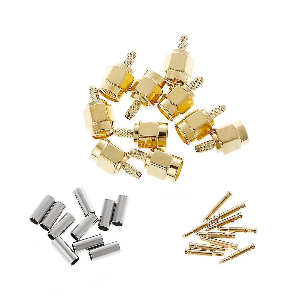10 Stück Sma-stecker Crimp Rg174 Rg316 Lmr100 Kabel-hf-anschluss