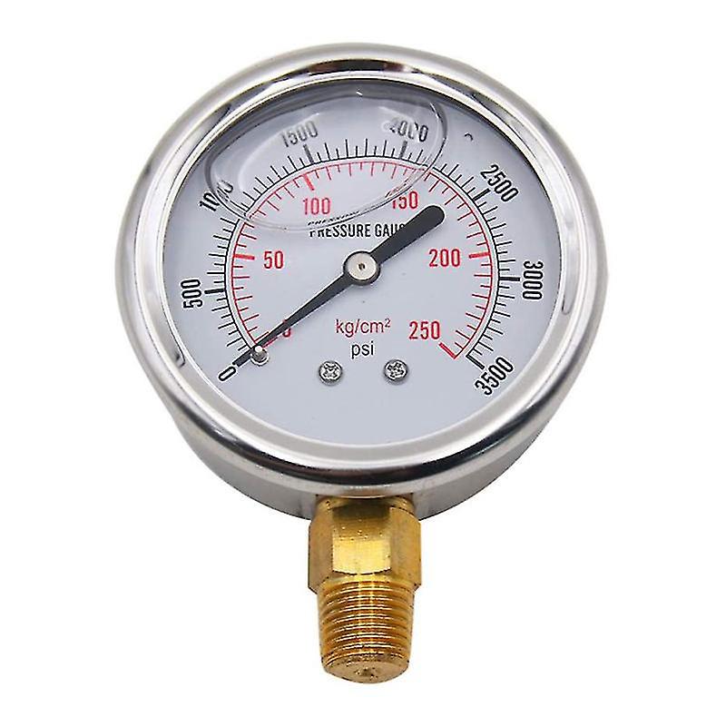 1 Stück Edelstahl-manometer