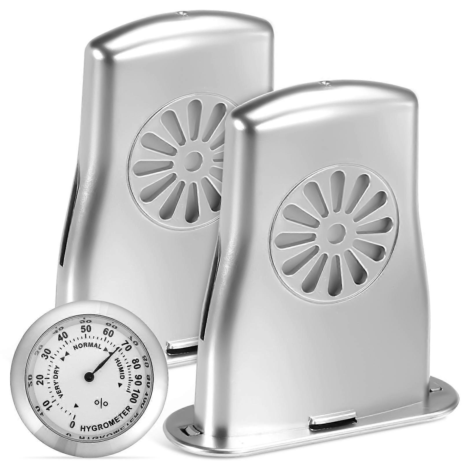 Set Geigenthermometer-hygrometer Mit Luftbefeuchtern Für Akustikgitarren, Pflegezubehör Für Musikinstrumente