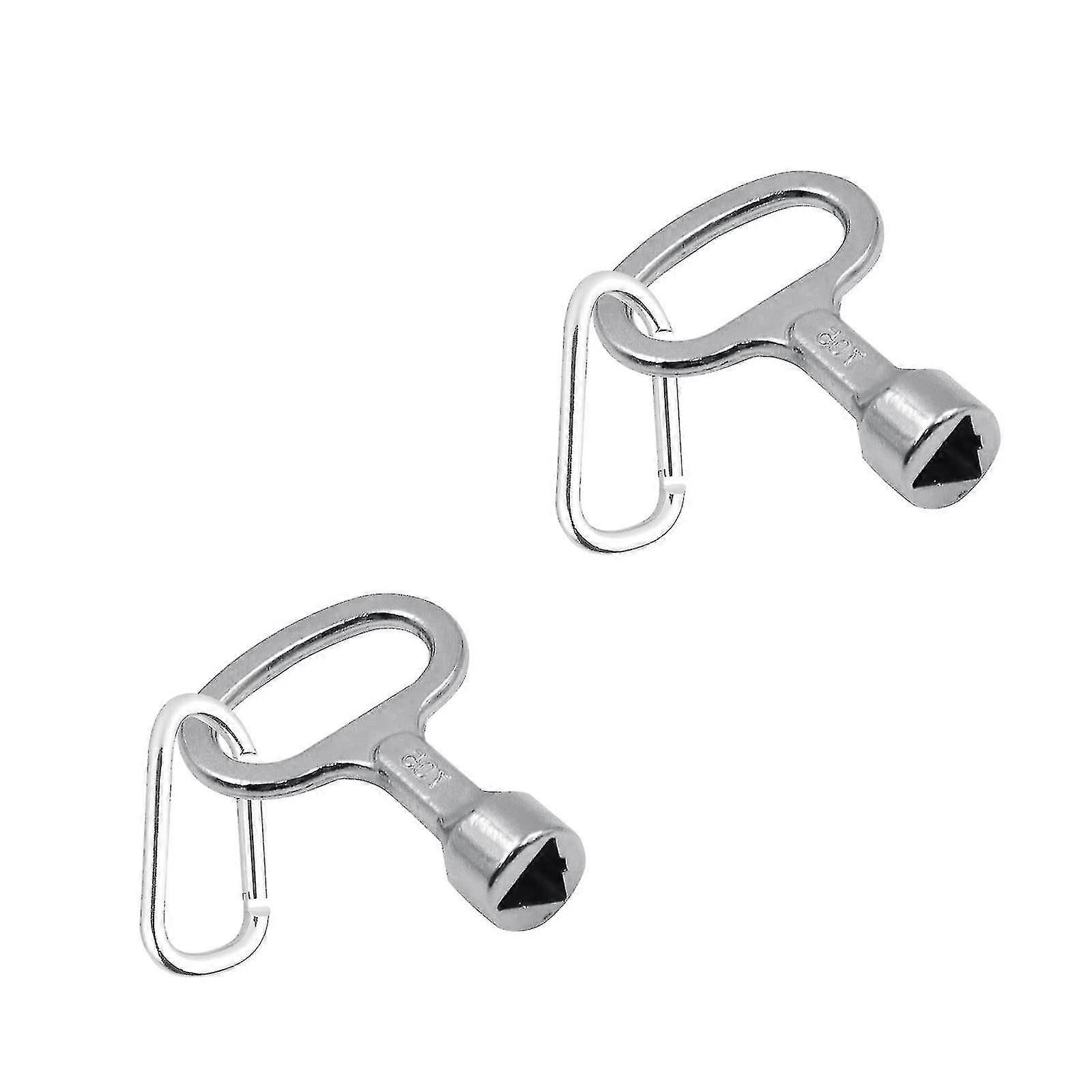 Dreieckschlüssel, Dreieckschlüssel, 2-teiliger Metalldreieckschlüssel, Gaszählerschlüssel, Dreieck-gaszählerschlüssel, Metalldreieck-gaszählerschlüssel
