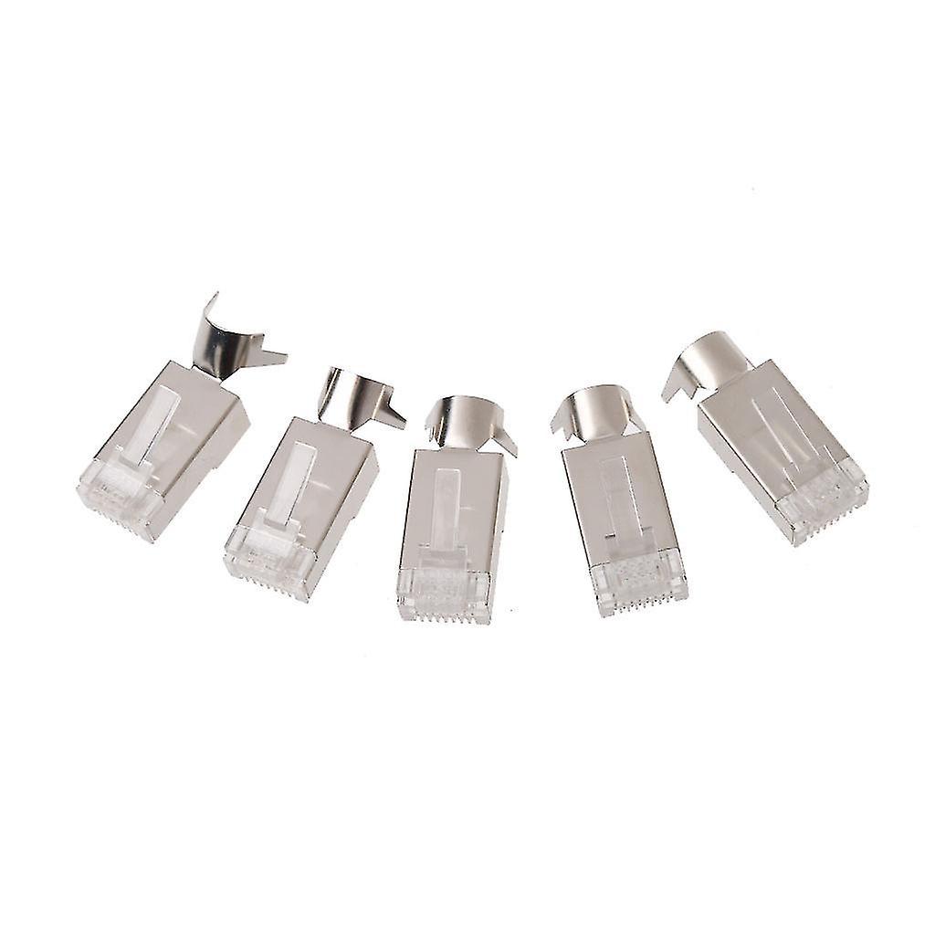 Stück Rj45 8-pin-stecker Cat6 Netzwerkkabel Modulare Ethernet-kristallstecker