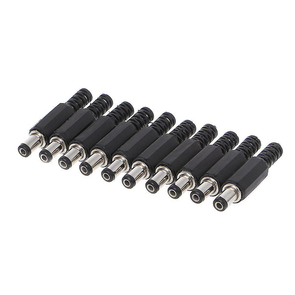 10 Stück 5,5 X 2,1 Mm Stecker-buchsen-adapter (kunststoff) Für Dc-inline-stecker