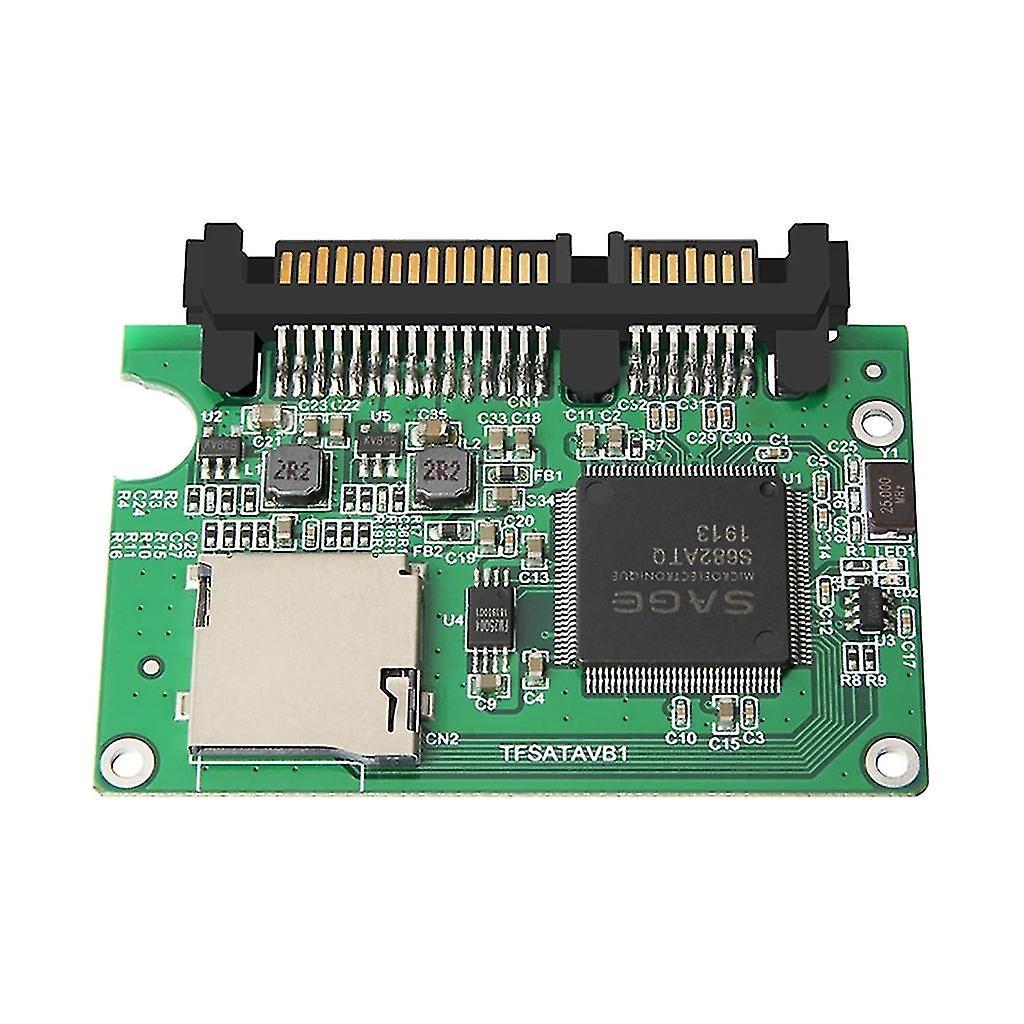 Sata Micro Sd-kartenadapter Für 2,5-zoll Sata 15-pin + 7-pin Tf-kartenkonverter