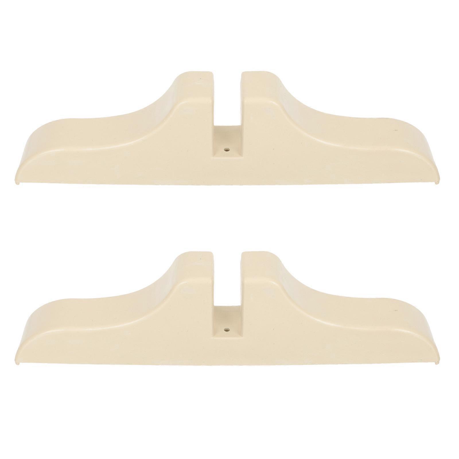 Stück Trennwandfüße Für Den Haushalt, Verschleißfeste Bildschirmfüße, Verstärkte Trennwandhalterungen-30x7.5cm-beige