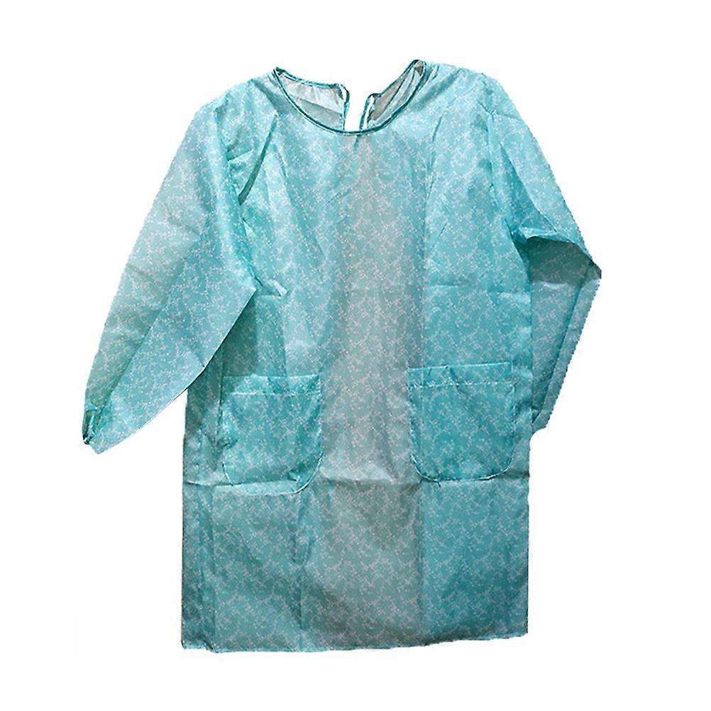 Stück Strapazierfähige Schürze Mit Ärmeln, Wasserdichte Haushaltsschürze, Hausarbeitsschürze, Wasserdichte Überkleidung Für Erwachsene (blau)-86.00x40.00x0.50cm-blue