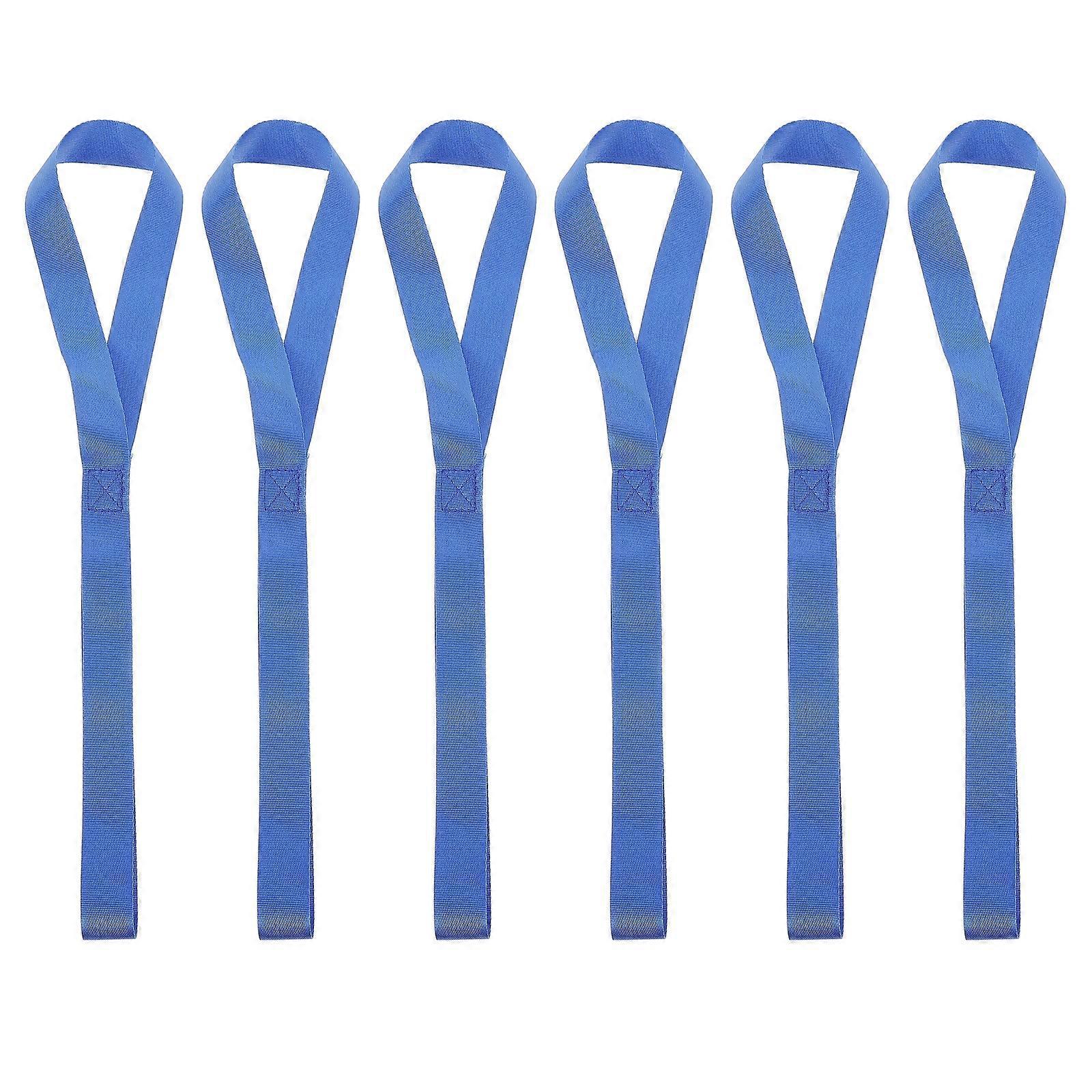 Stück Robuste Zurrösen Zur Sicheren Befestigung Von Motorrädern Und Rollern Auf Anhängern-46x2.5x0.1cm-blue