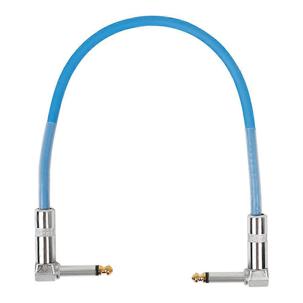 Gitarren-patchkabel 6,35 Mm, Gitarrenkabel Für E-gitarre, Einzelblock-effektkabel, Anschlusskabel-38.00x4.60x1.20cm-blue