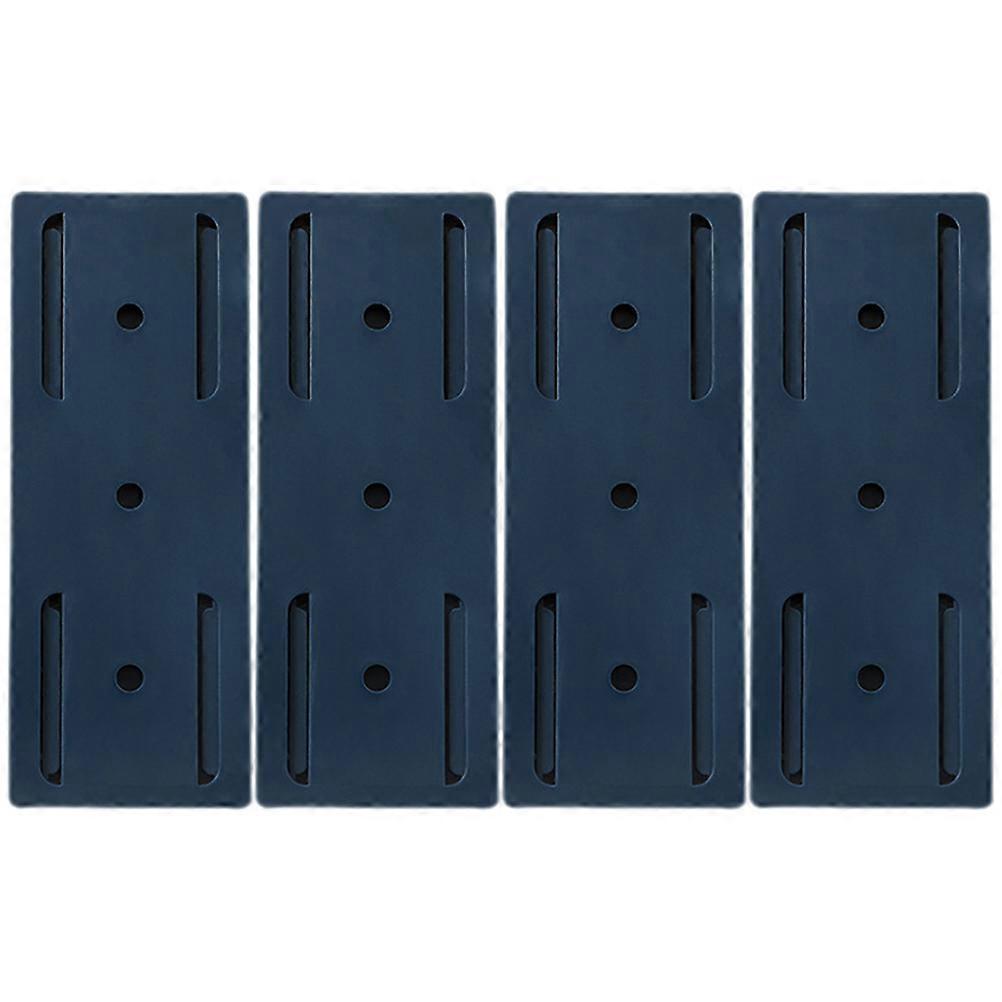Stück Selbstklebende Steckdosenhalter, Bohrfreie Steckdosenbefestigungen, Stecksteckdosenbefestigungen Für Zuhause Und Büro-10x4cm-blue