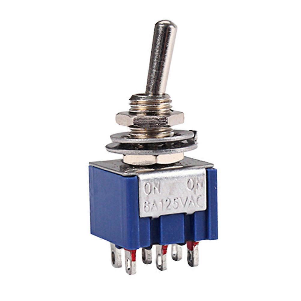 Gn109a 6 Fuß Ac Ein-ein Spdt 2-positionen-kippschalter Mit Rastfunktion 6a 125v (blau)-blue