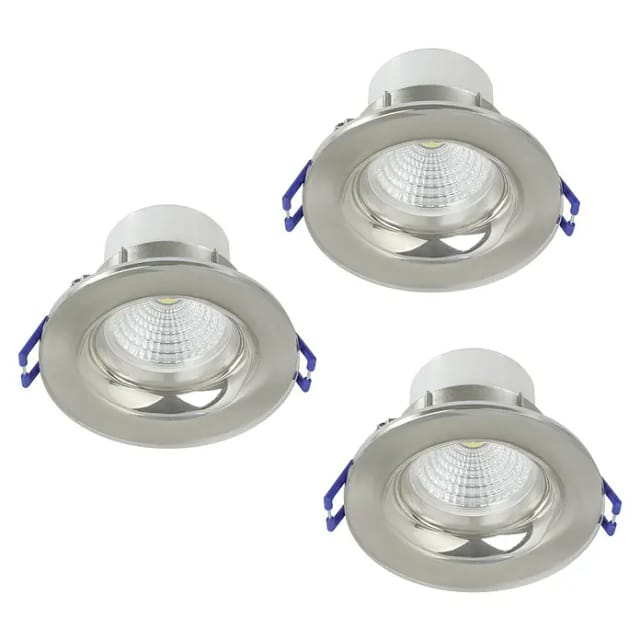 EGLO SALABATE EINGEBAUT. SET Ø88 3X450LM 4000K DÄMPFER. IP44 GS