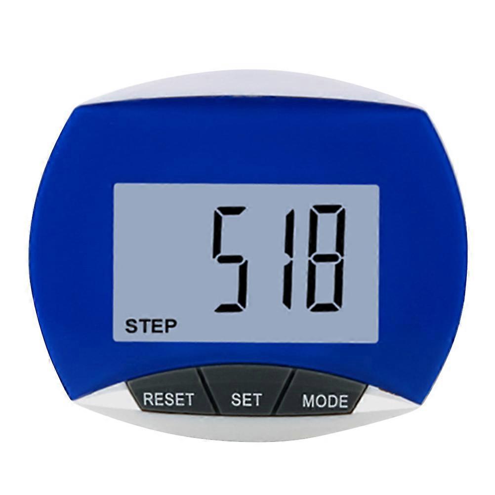 Multifunktionaler Schrittzähler, Tragbarer Laufschrittzähler, Fitness-informationstool, Sportzubehör Für Männer Und Frauen (blau)-6.38x5.4cm-blue