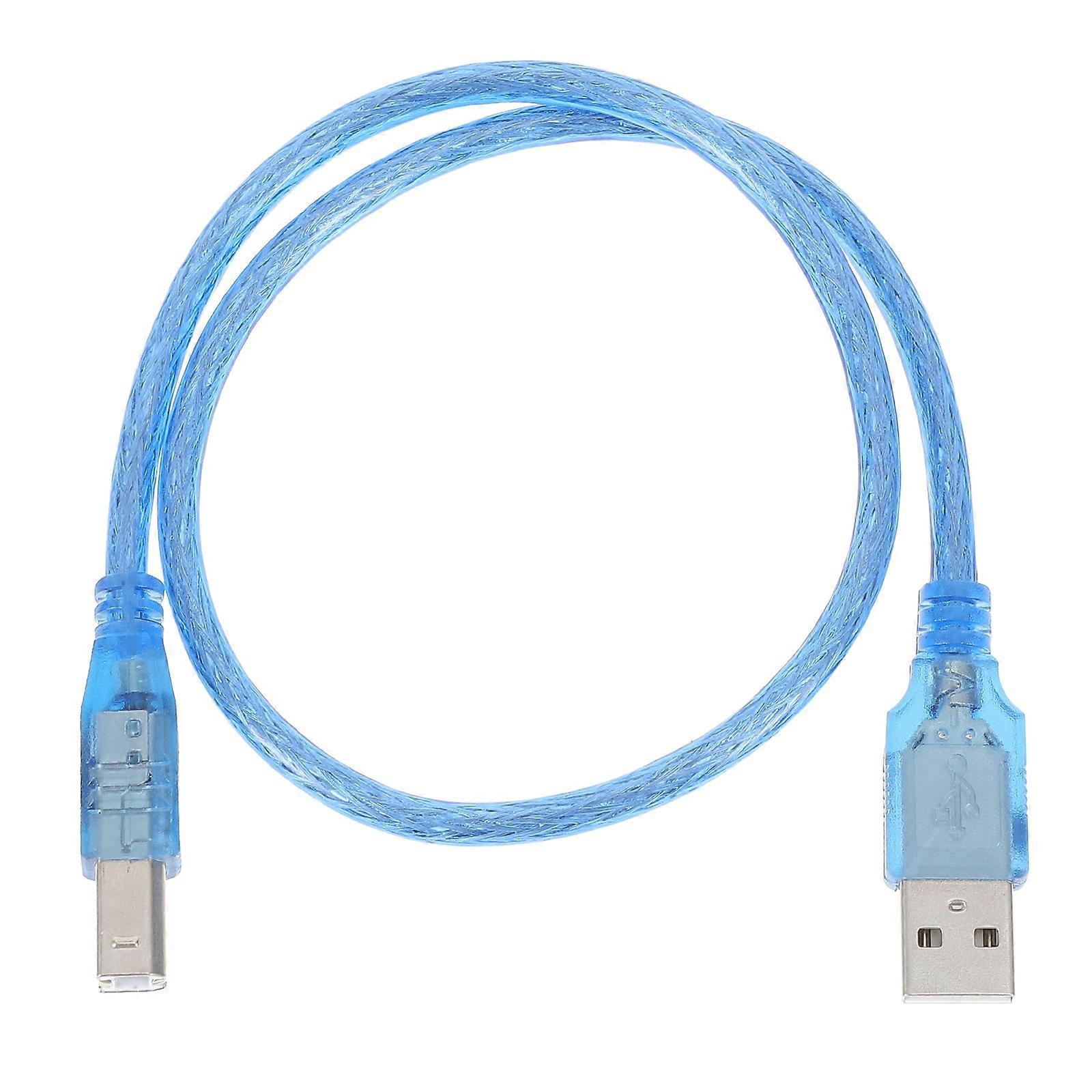 Stück Robustes Usb-kabel Für Schlagzeugzubehör, Klavieradapterkabel, Verbindungskabel (blau)-50.5x1.2x0.7cm-blue