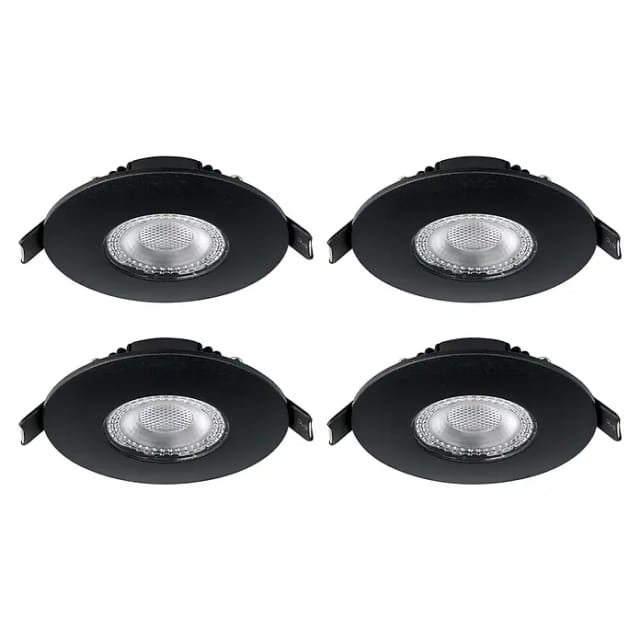EGLO MAZUBY EINGEBAUT. SET Ø88 4X500LM 3000K IP65 SCHWARZ
