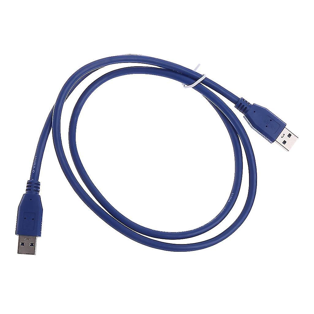 Usb 3.0-verlängerungskabel Typ A (stecker Auf Stecker), 1 M, 5,5 Mm Durchmesser, Blau