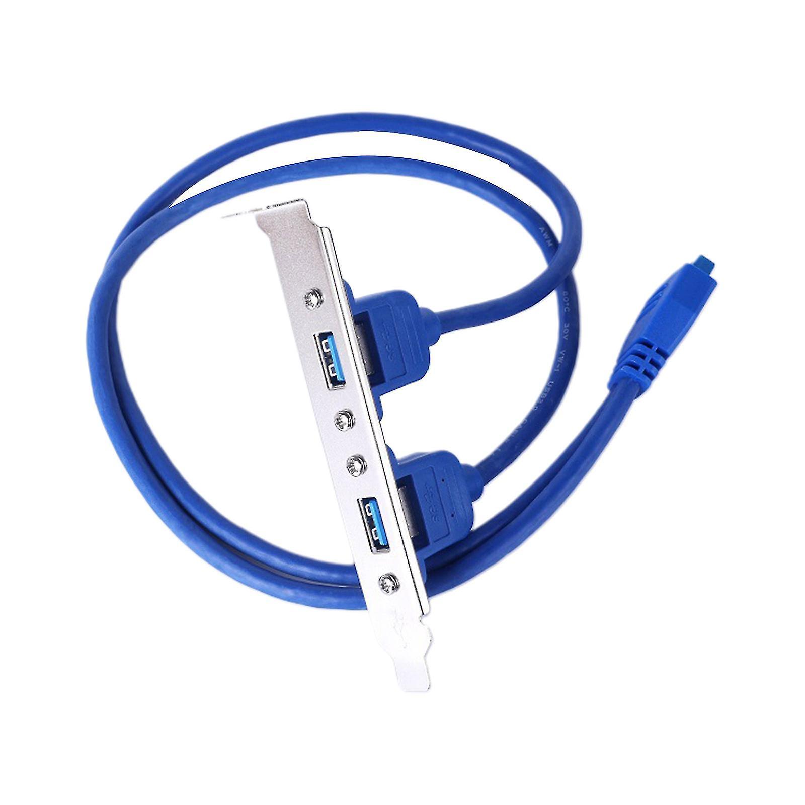 5 Gbit/s 20-pin Auf Dual-usb 3.0 Pc-motherboard-anschlusskabel Für Pc-schraubpanel