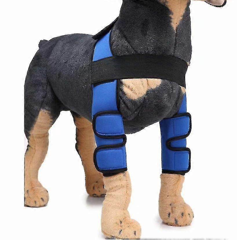Op-schutzhülle Für Hunde, Knieschoner, Beinschützer (blau, Größe S)
