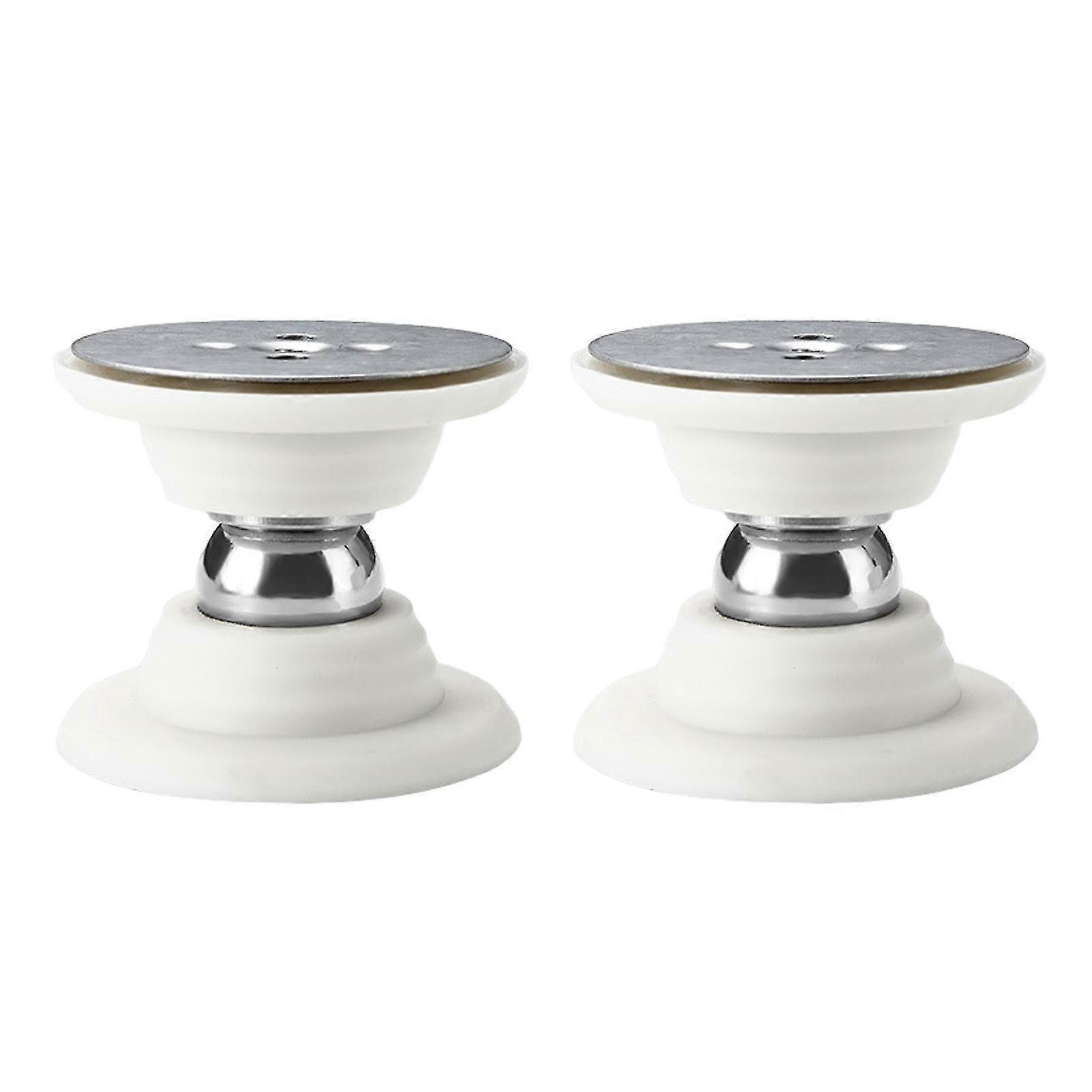 Stück Magnetische Türstopper, Kein Bohren Erforderlich, Stoßfest, Geräuschlos, Für Badezimmer, Schlafzimmer, Wohnmobil, Anhänger, Boot, Stauraum-white