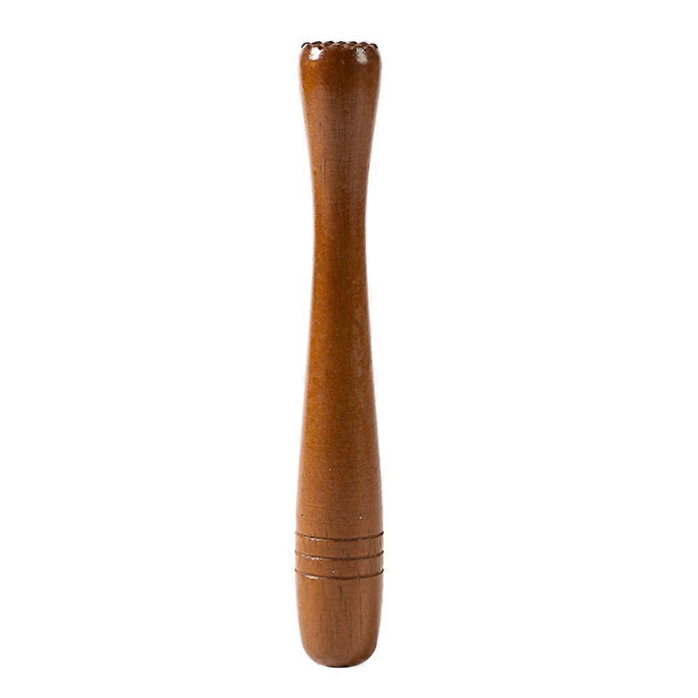 1 Stück Eisstampfer, Mojito-stampfer, Stabile Rührstäbchen, Praktischer Cocktailmixer (braun)-19.5x2.5x2.5cm-brown