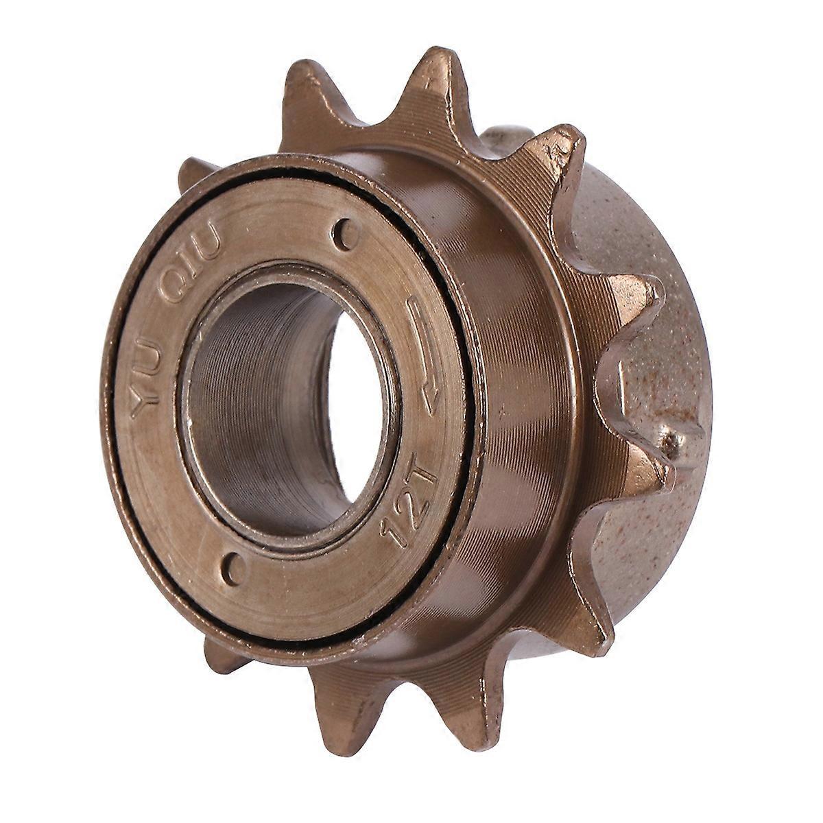 Schwungräder Aus Stahl Mit 34 Mm Innendurchmesser, 12 Zähne, 12t Schwungrad Mit Großem Loch, 12-zahn-freilaufzubehör (braun)-5.30x5.30x2.65cm-brown