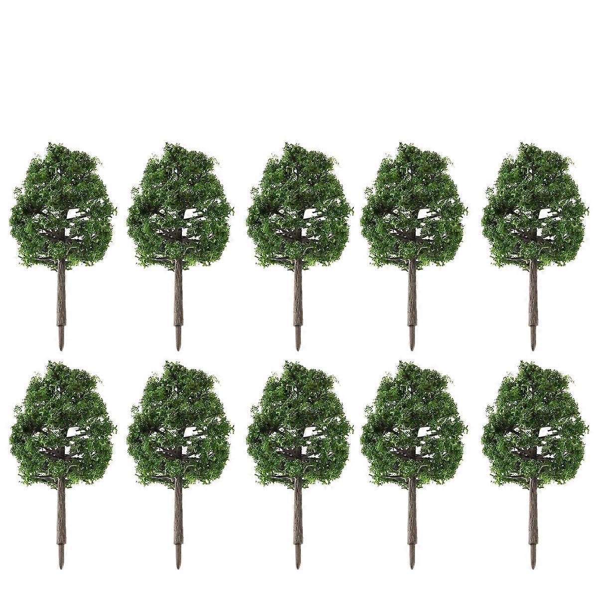 Winomo 20 Stück 9 Cm Landschaftsmodellbaum (dunkelgrün)-9.00x4.00x4.00cm