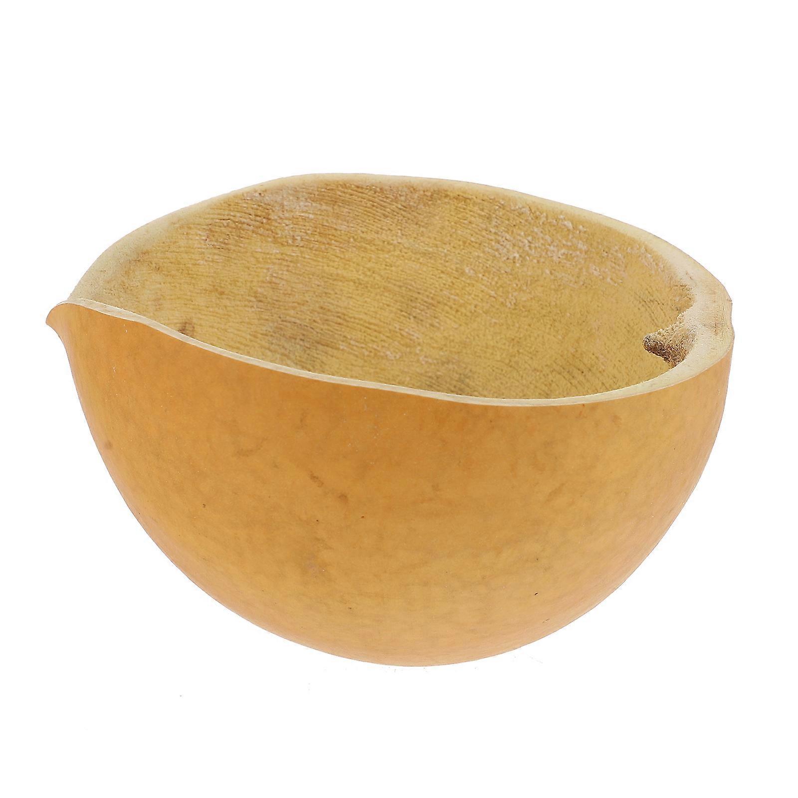 Stück Mehrzweck-wasserschöpfkürbis Aus Naturkürbis, Praktischer Küchenhelfer (gelb)-15x14x8cm-yellow