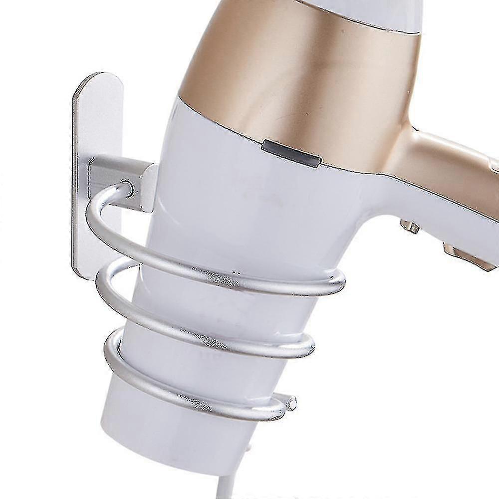 Haartrocknerhalter, Platzsparender Haartrocknerständer Aus Aluminium Fürs Badezimmer