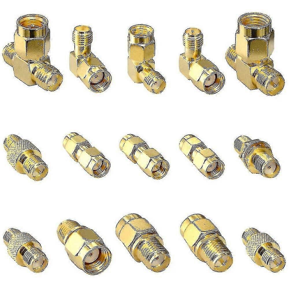 15 Typ Rf Antennenadapter-kit Sma Stecker Sma Buchse Konverter Für Wlan-antennenverlängerung C