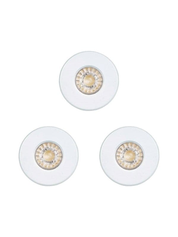 EGLO IGOA EINGEBAUT. SET IP44/IP20 3X3.3W Ø85 WEISS