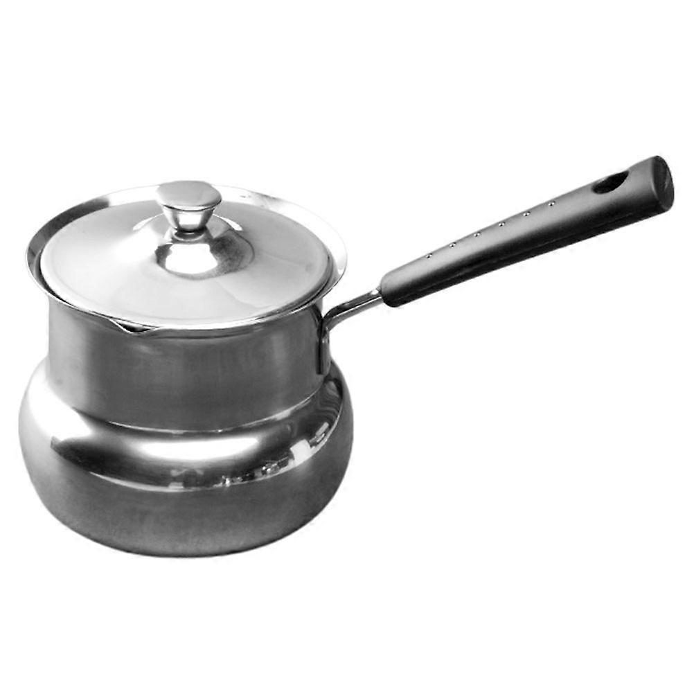 Haushalts-suppentopf, Topf Für Dickflüssige Suppen, Küchenkochtopf, Metall-nudeltopf, Praktischer Schmortopf-19.50x10.00x8.50cm-silver