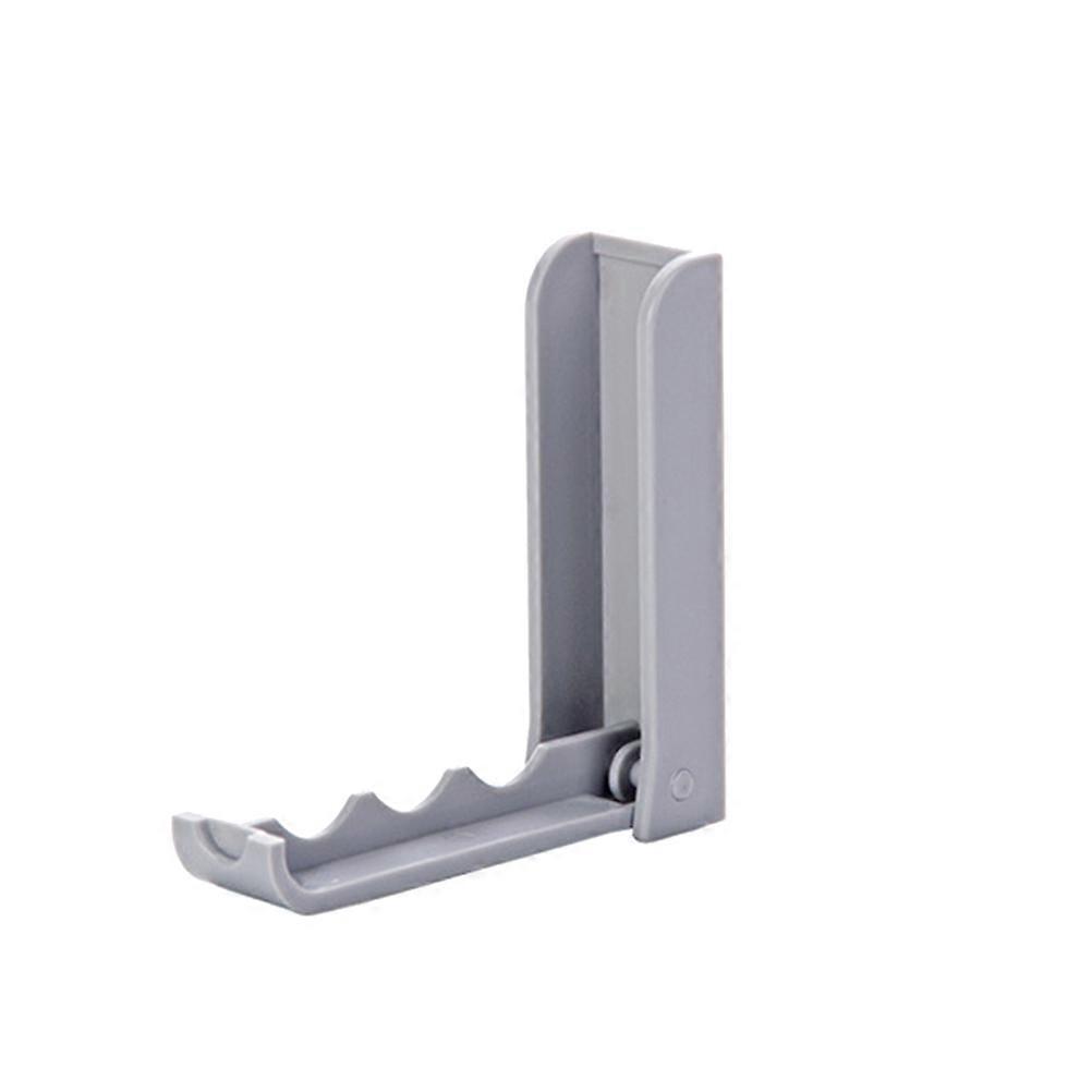 Stück Faltbare Haken, Selbstklebende Wandhaken Aus Kunststoff, Platzsparende Kleiderhakenleiste (grau)-9.50x9.20x2.80cm-grey