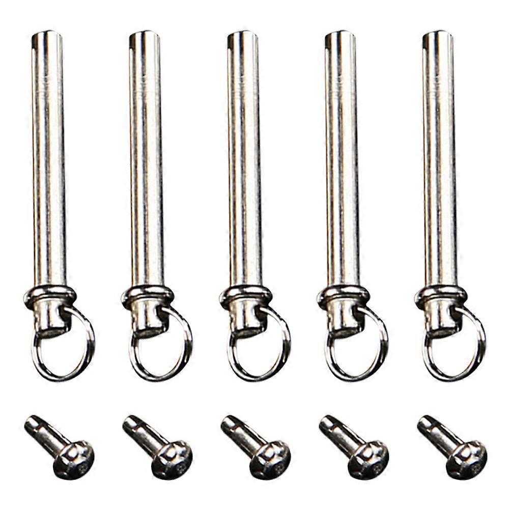 Sets Nieten Und Muttern Für Klappventilatorwellen, Reparaturset Für Handventilatoren, Befestigungselemente Für Handventilatoren-3.00x0.80x0.80cm-silver