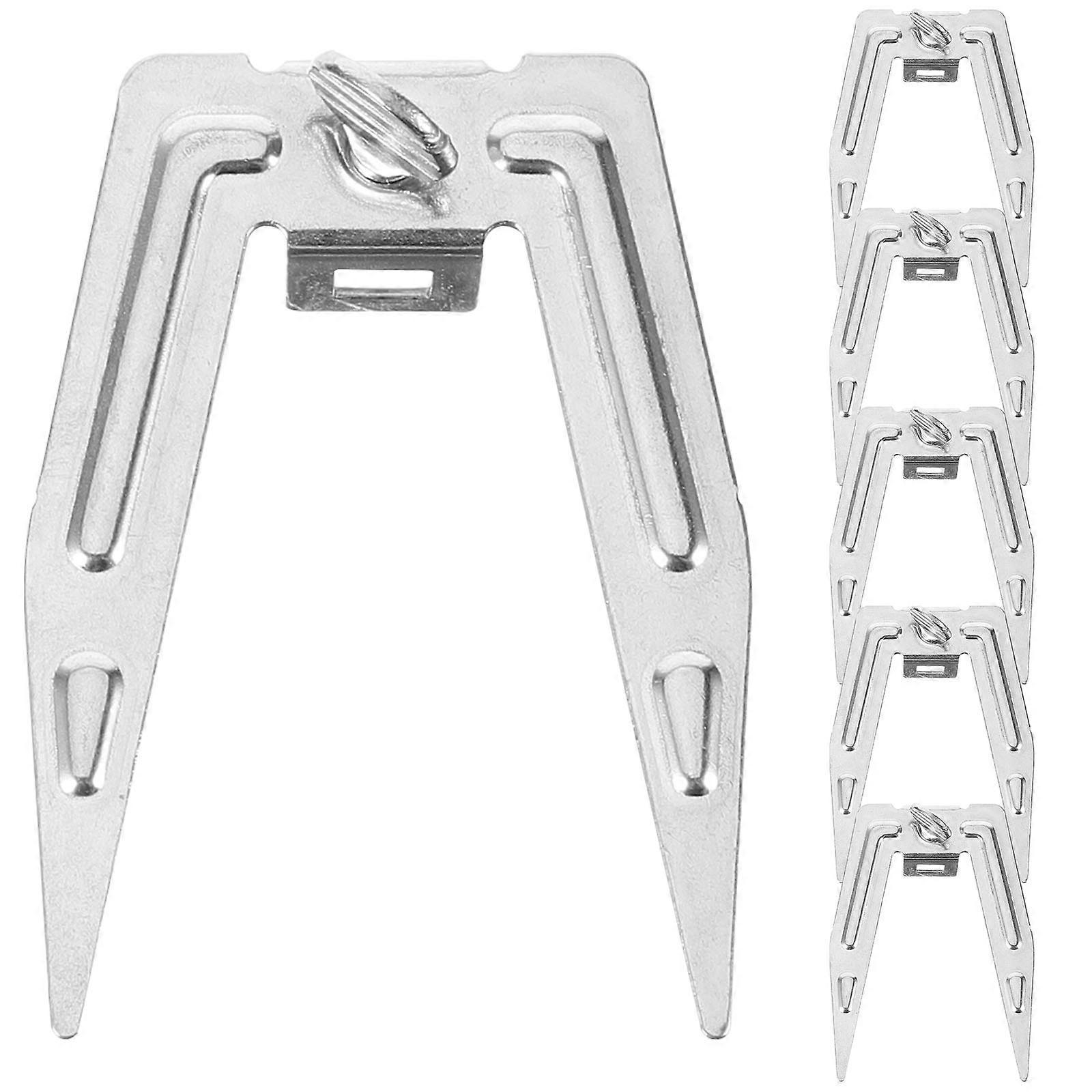 6er-set Drehbare Hähnchengabeln Für Den Backofen, Grillzubehör-6.50x4.80x2.70cm-silver