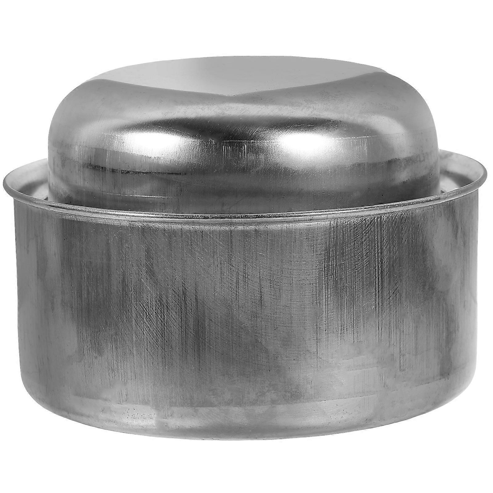 Set Hot Pot Spiritusbrenner, Spirituskocher-docht, Brennstoffhalter Aus Edelstahl-8.20x8.20x6.00cm-silver