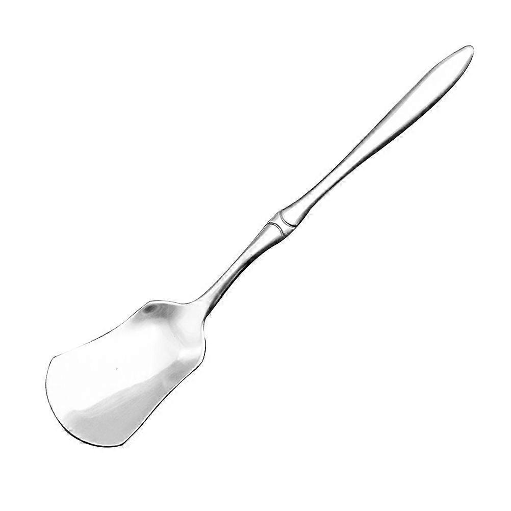 Edelstahllöffel Mit Dickem, Langem Griff, Eiscremelöffel, Puddinglöffel, Kaffeemilchlöffel-silver