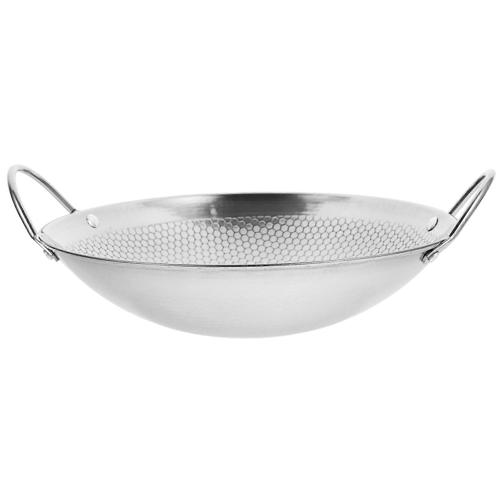 Hot Pot Kochtopf, Haushaltskochtopf, Küchen-hot-pot, Dickwandiger Topf Mit Griff-24.00x22.00x6.00cm-silver