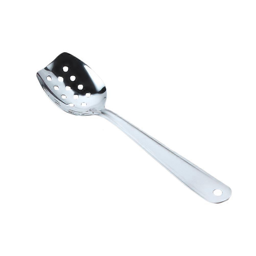 1 Stück Edelstahl-sieblöffel Mit Hohllöchern, Lebensmittelfilterlöffel, Westliche Küchenausstattung, 25,9 X 6,2 X 1,9 Cm-25.9x6.2x1.9cm-silver