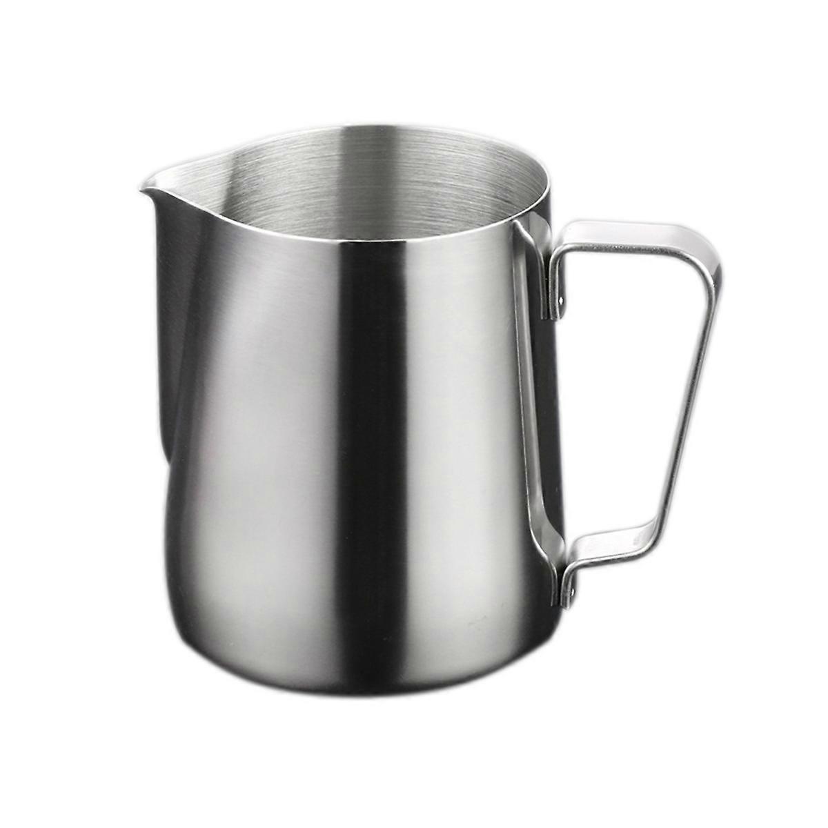 150 Ml Milchaufschäumkännchen Aus Edelstahl, Latte-ausgießer, Cappuccino-kaffeekanne (silber)-silver