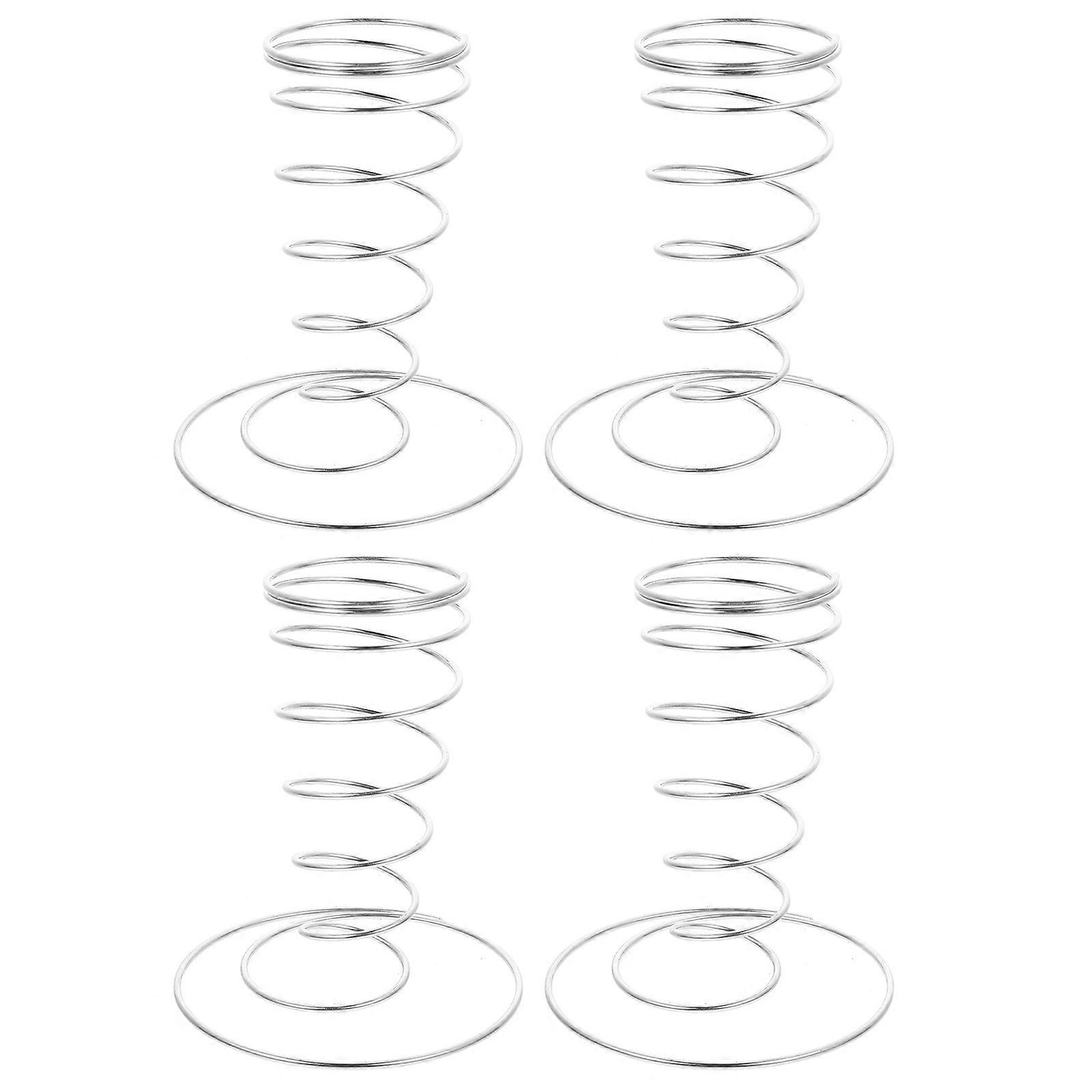 4-teiliges Set Eiswaffelhalter, Tisch-eiscremehalter, Eiscreme-präsentationsständer-11x9x5cm-silver